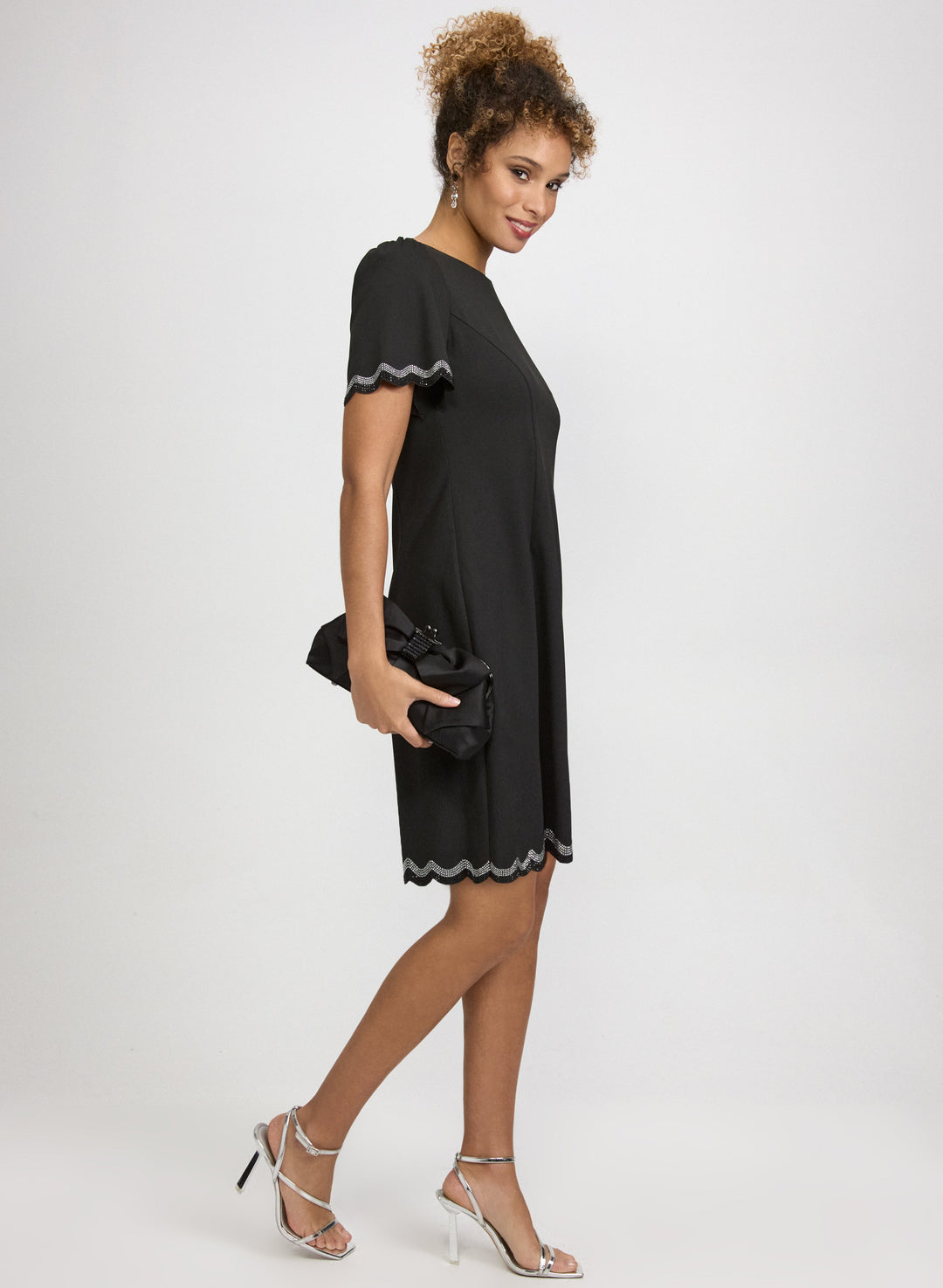 Scalloped Trim Dress