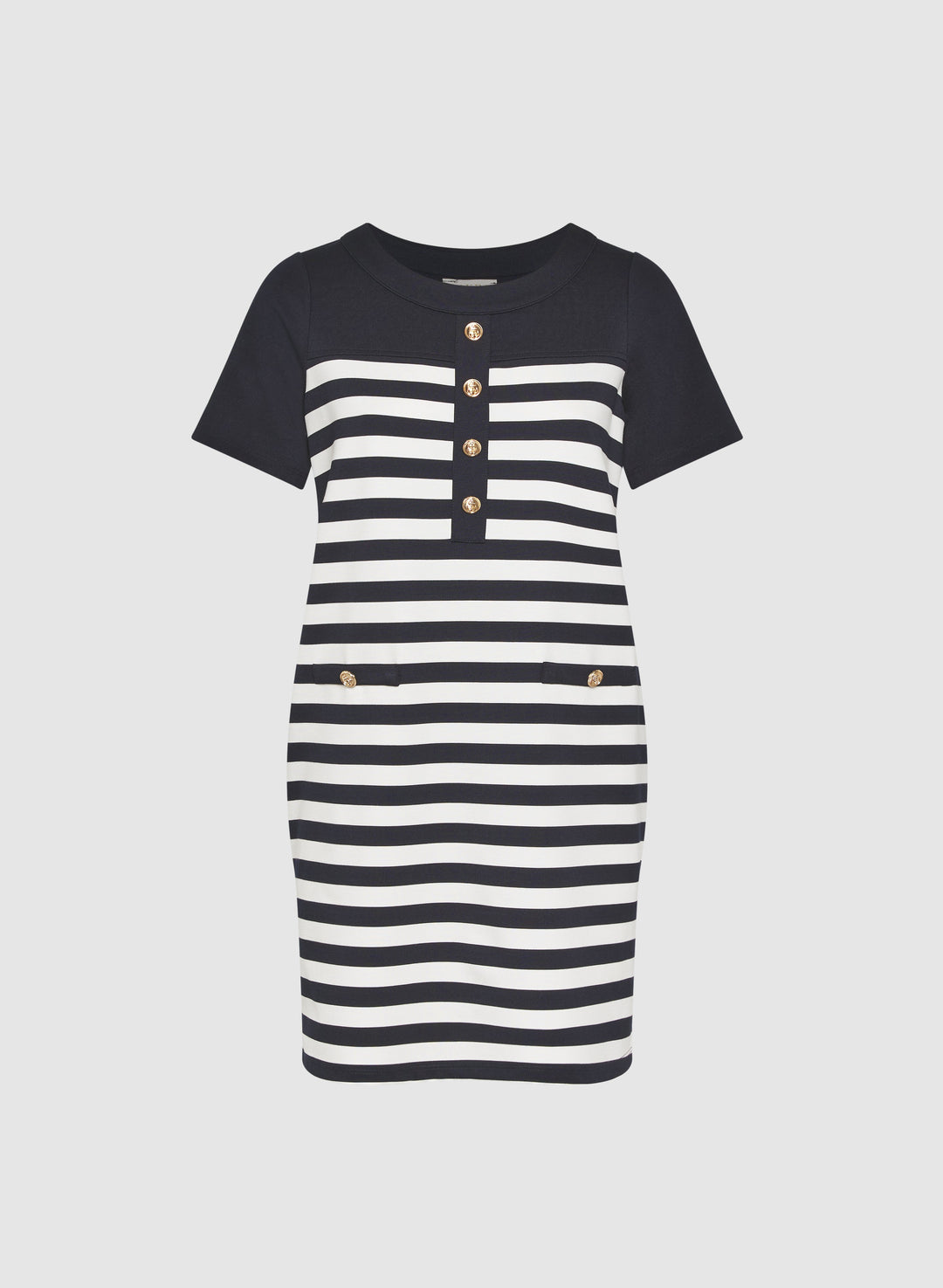 Striped A-Line Dress