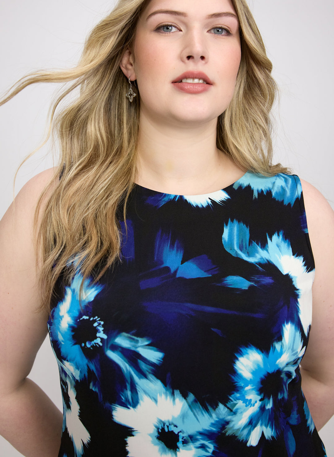 Bolero & Floral Print Dress Set
