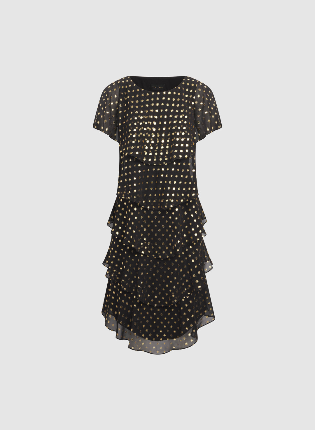 Polka Dot Tiered Dress