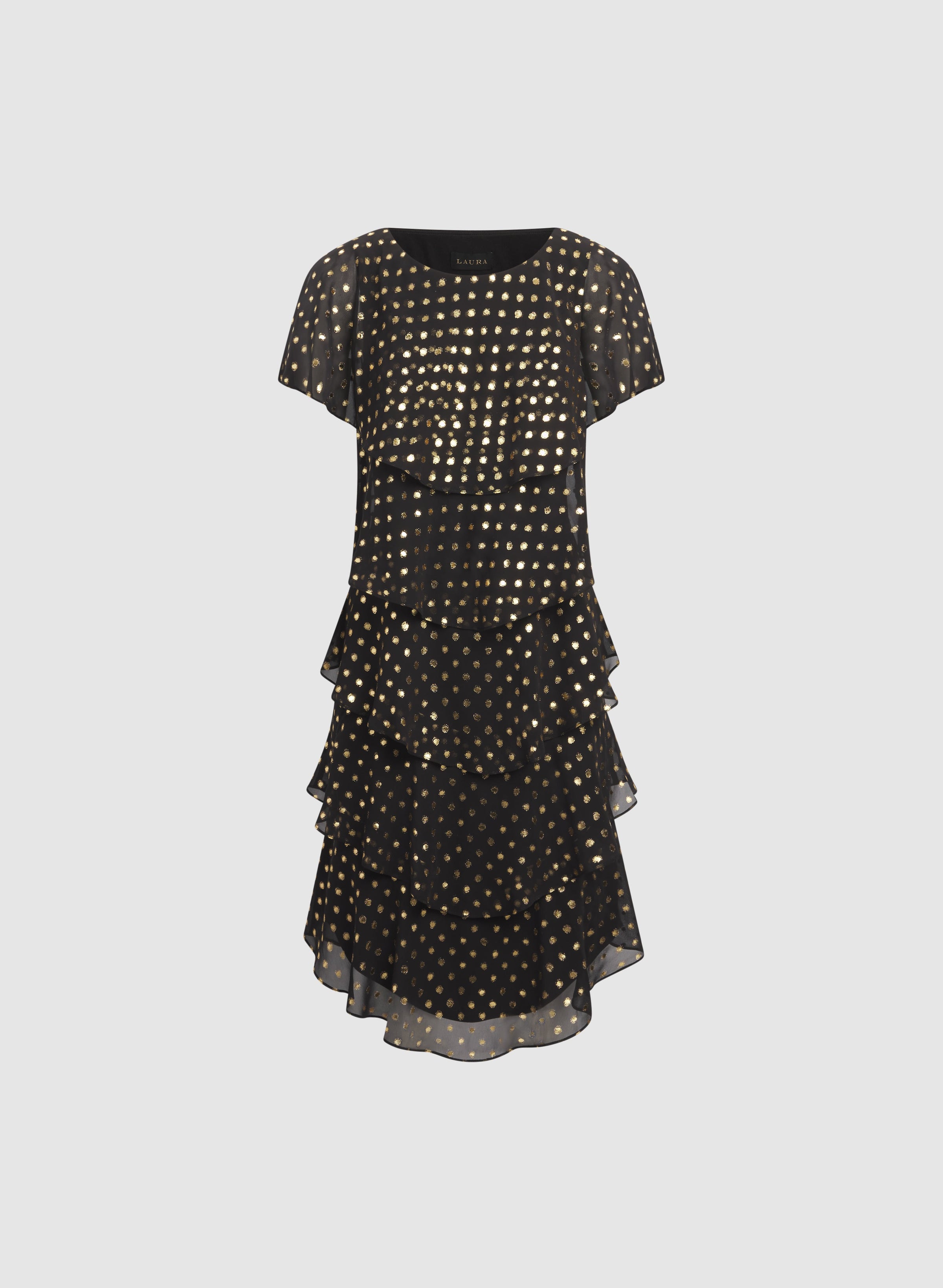 Polka Dot Tiered Dress