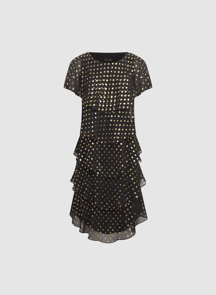 Polka Dot Tiered Dress