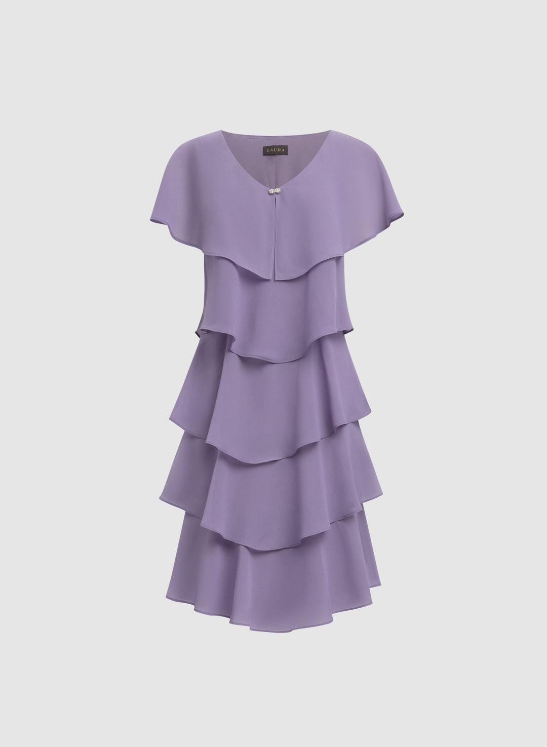 Tiered Capelet Dress