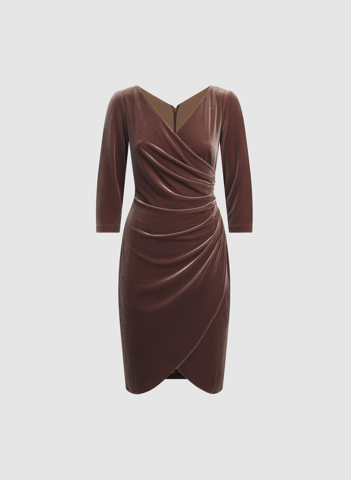 Fitted Velvet Dress