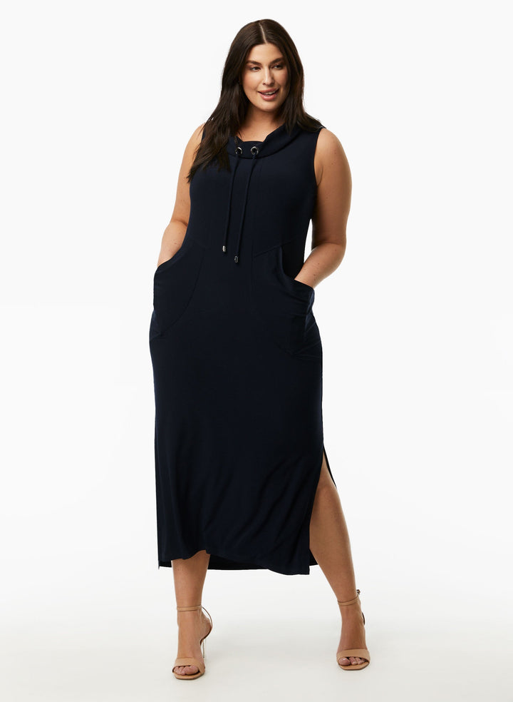Joseph Ribkoff - Sleeveless Cowl Neck Dress
