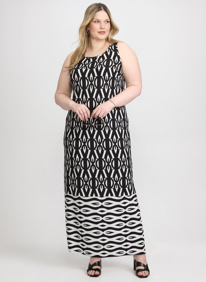 Geometric Printed Dress