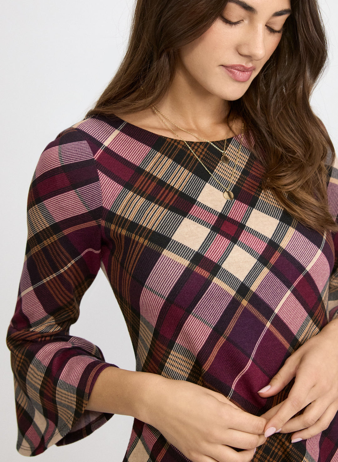 Plaid Sweater Dress