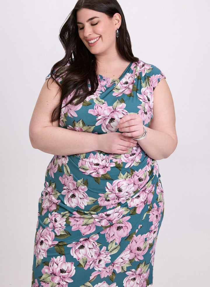 Floral Jersey Dress