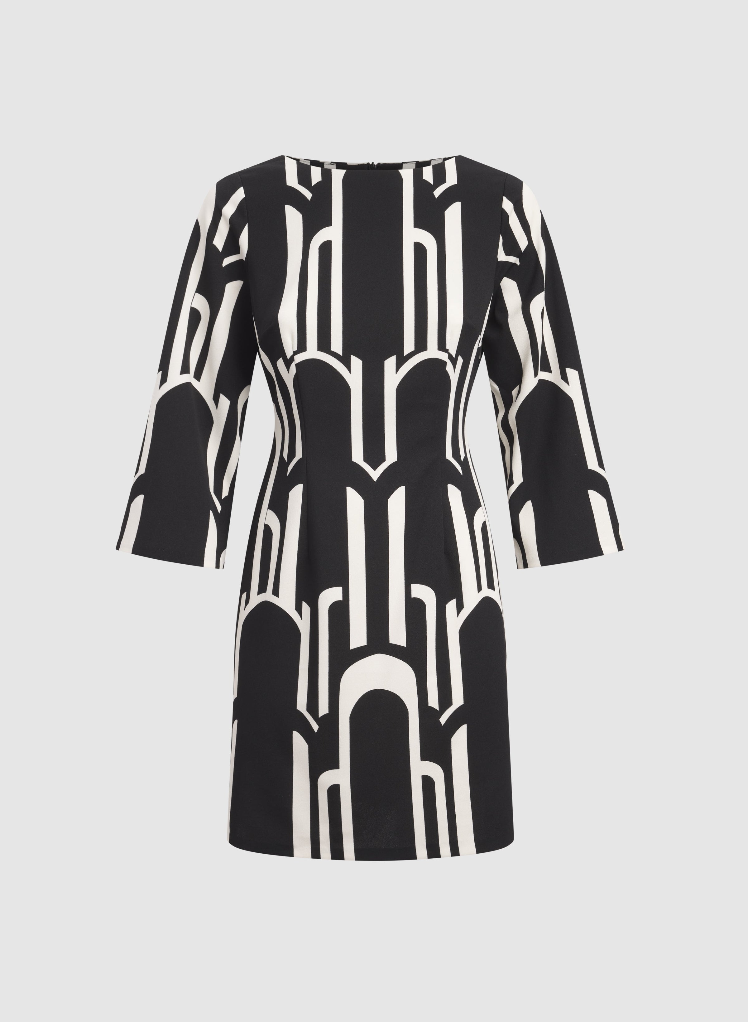 Geometric Print Dress