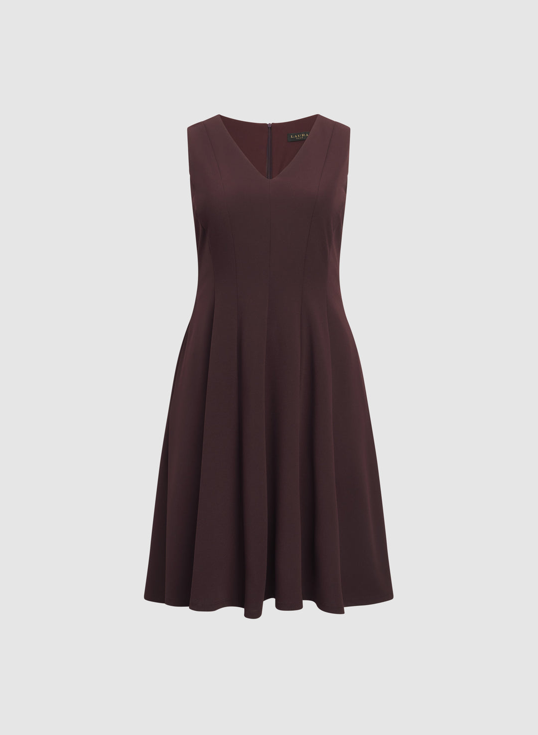 Crepe Fit and Flare Dress