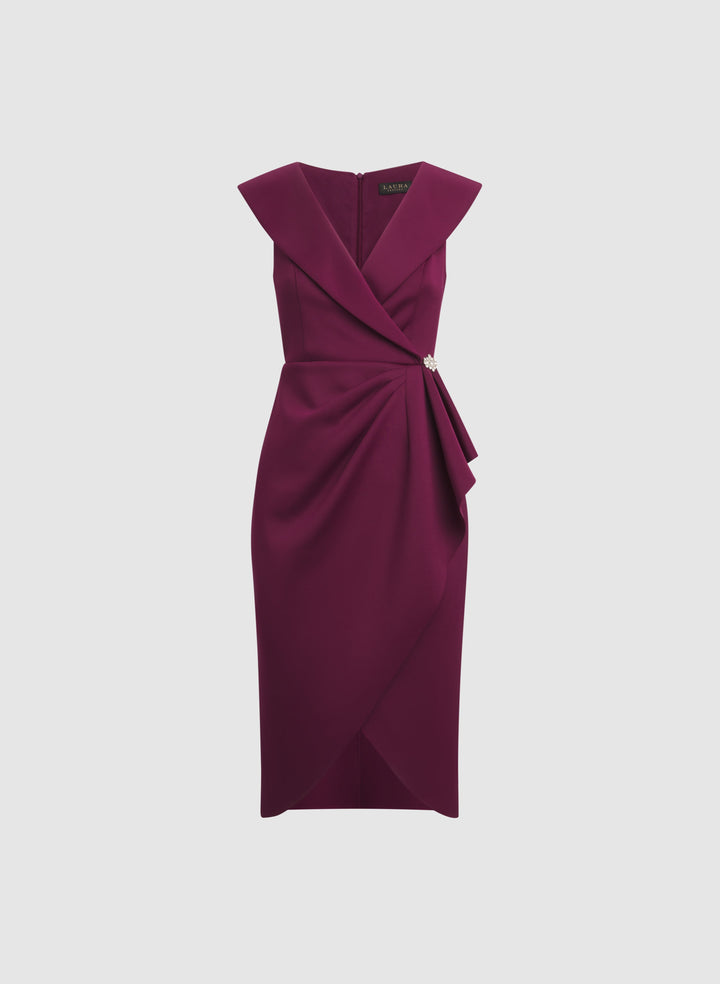 Sleeveless Scuba Dress