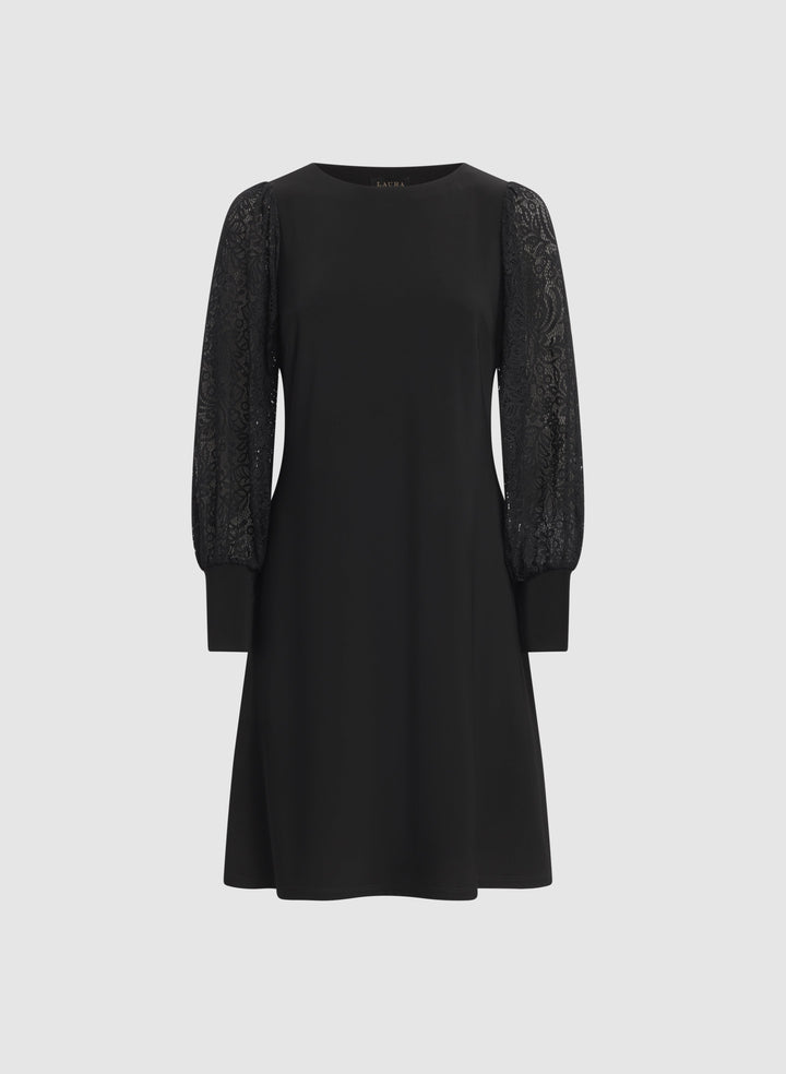 Lace Sleeve Dress