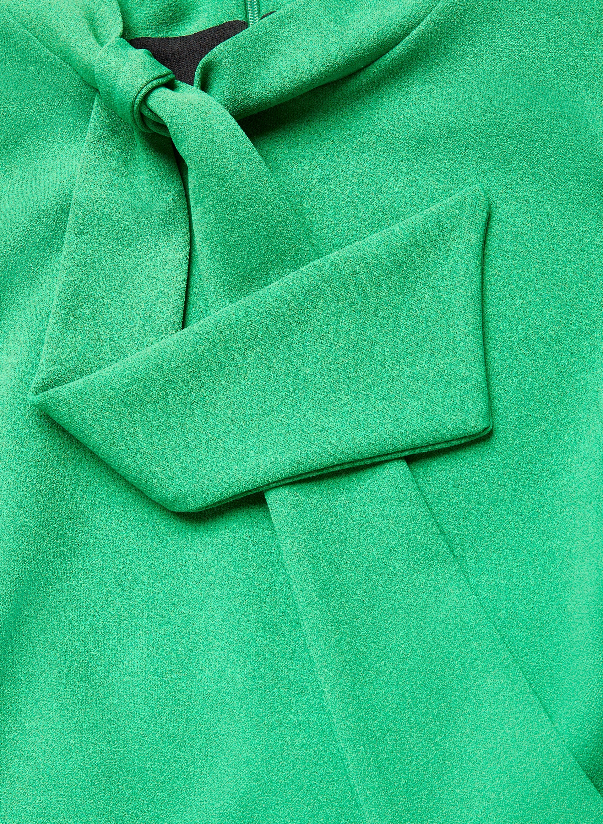Sleeveless Tie Neck Dress
