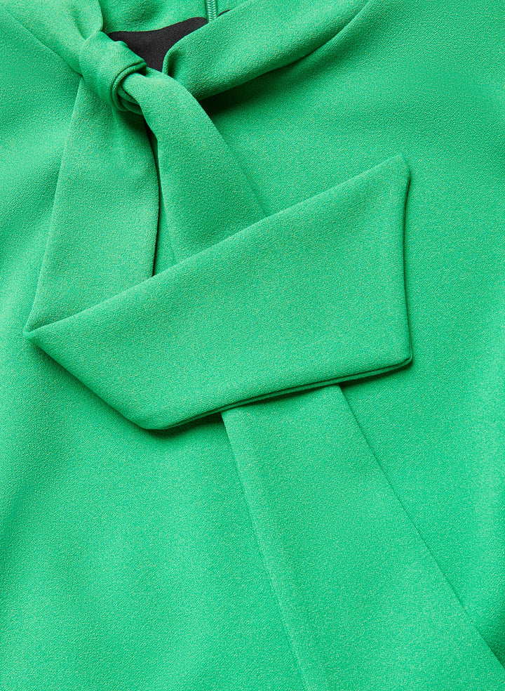 Sleeveless Tie Neck Dress