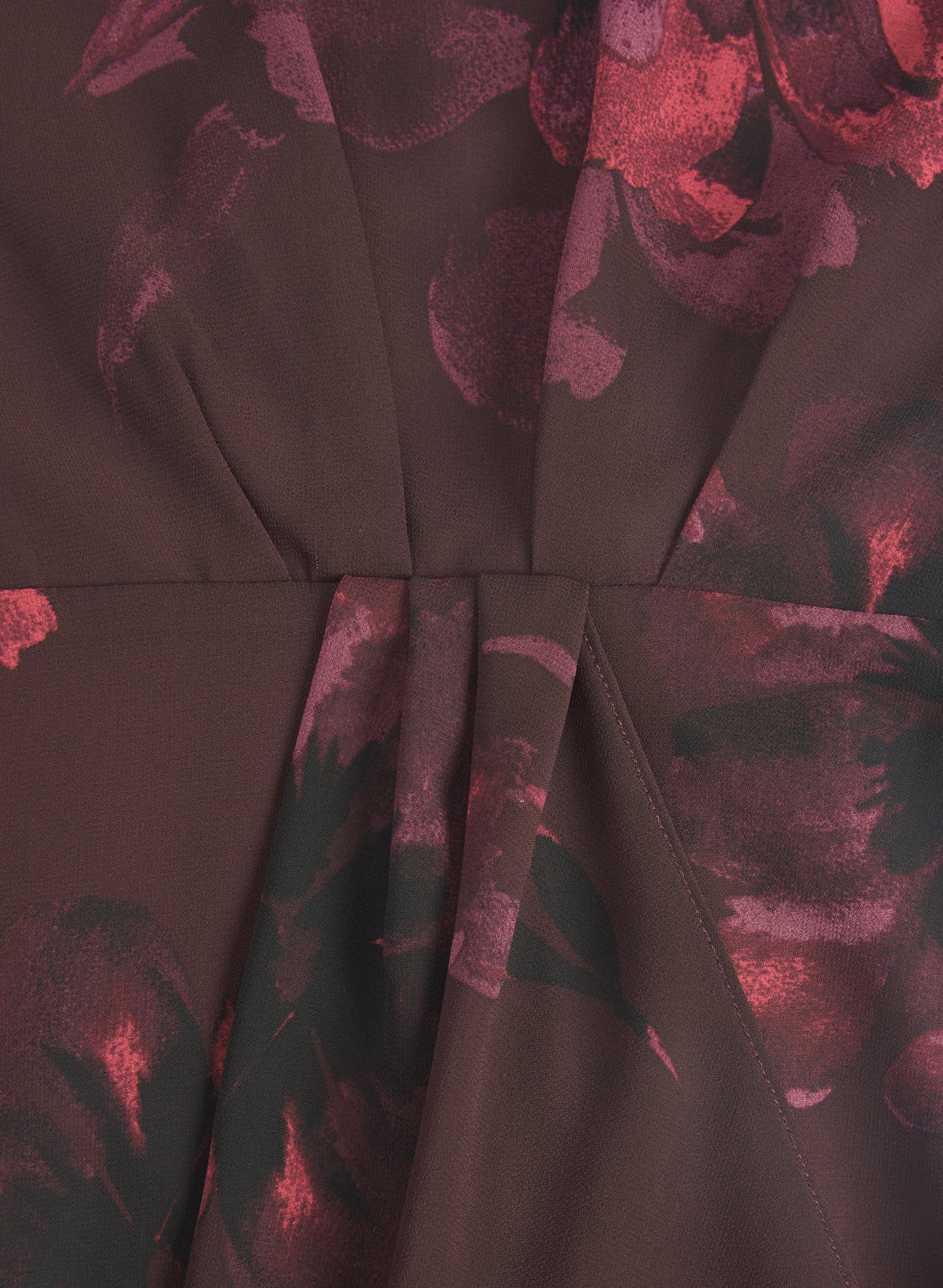 Floral Flounce Front Dress