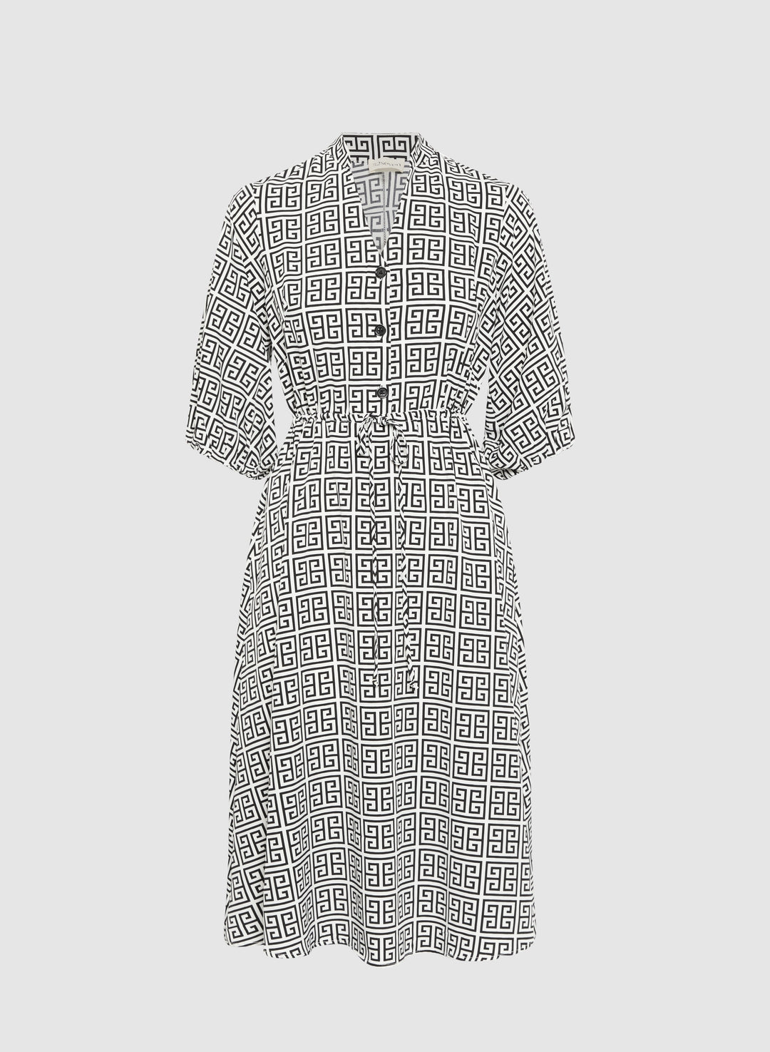 Geometric Print Dress