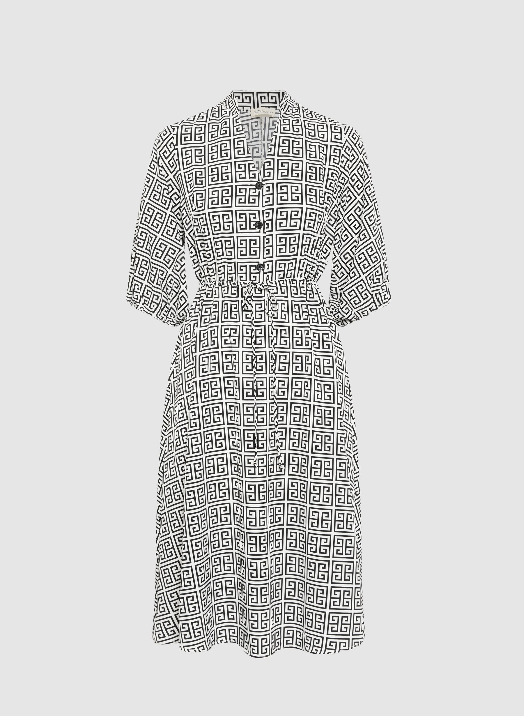 Geometric Print Dress
