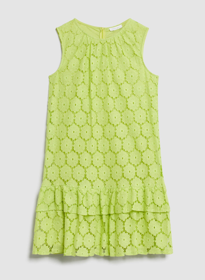 Ruffle Detail Halter Neck Dress