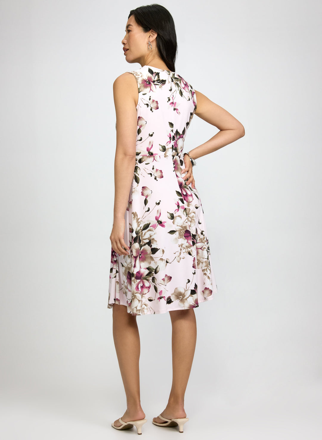 Floral Twist Detail Dress