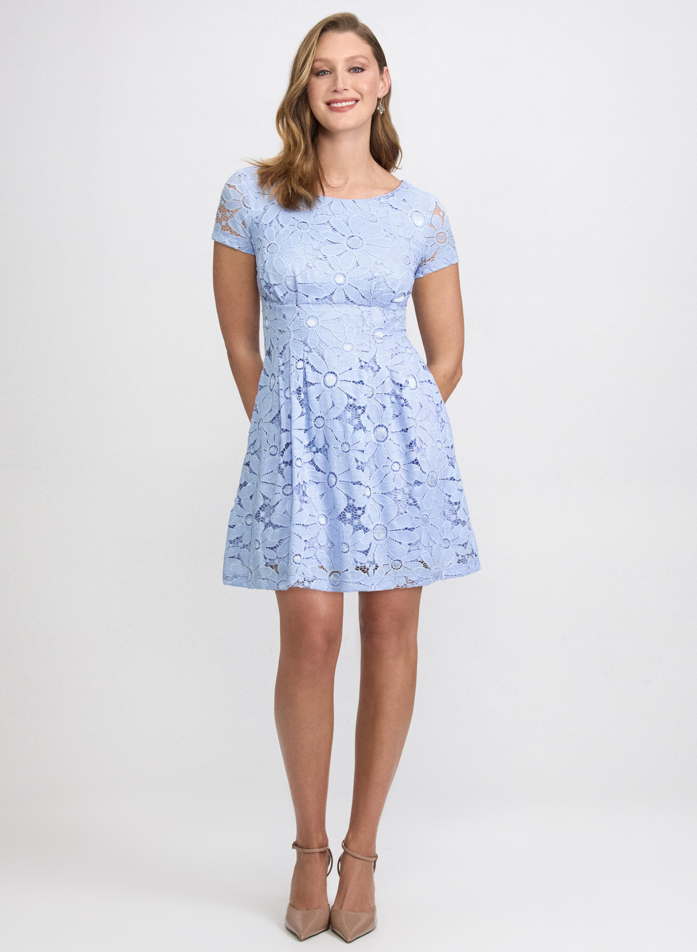 Lace Empire Waist Dress