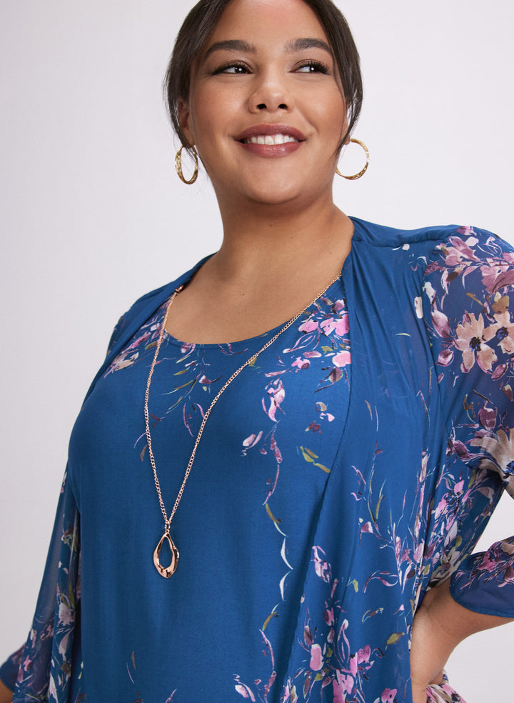 Floral Jacket & Dress Set