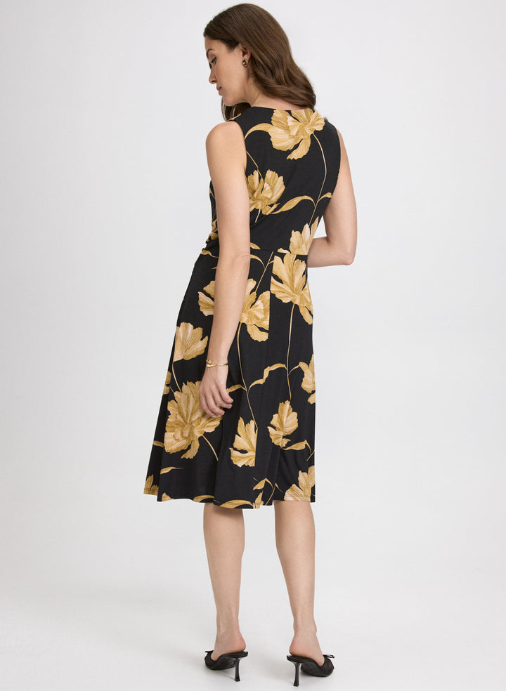 Floral Twist Front Dress