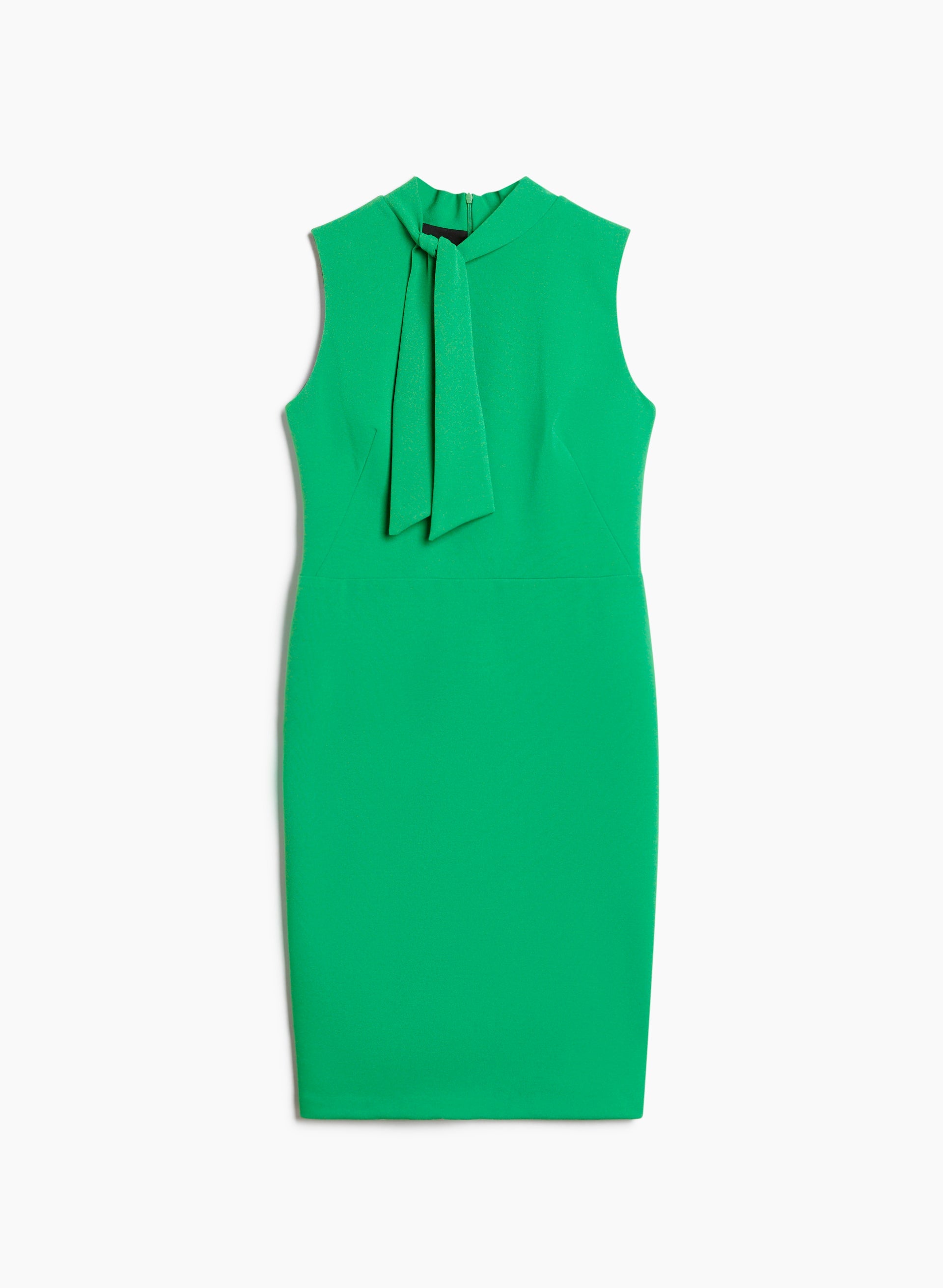 Sleeveless Tie Neck Dress