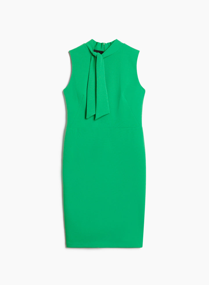 Sleeveless Tie Neck Dress