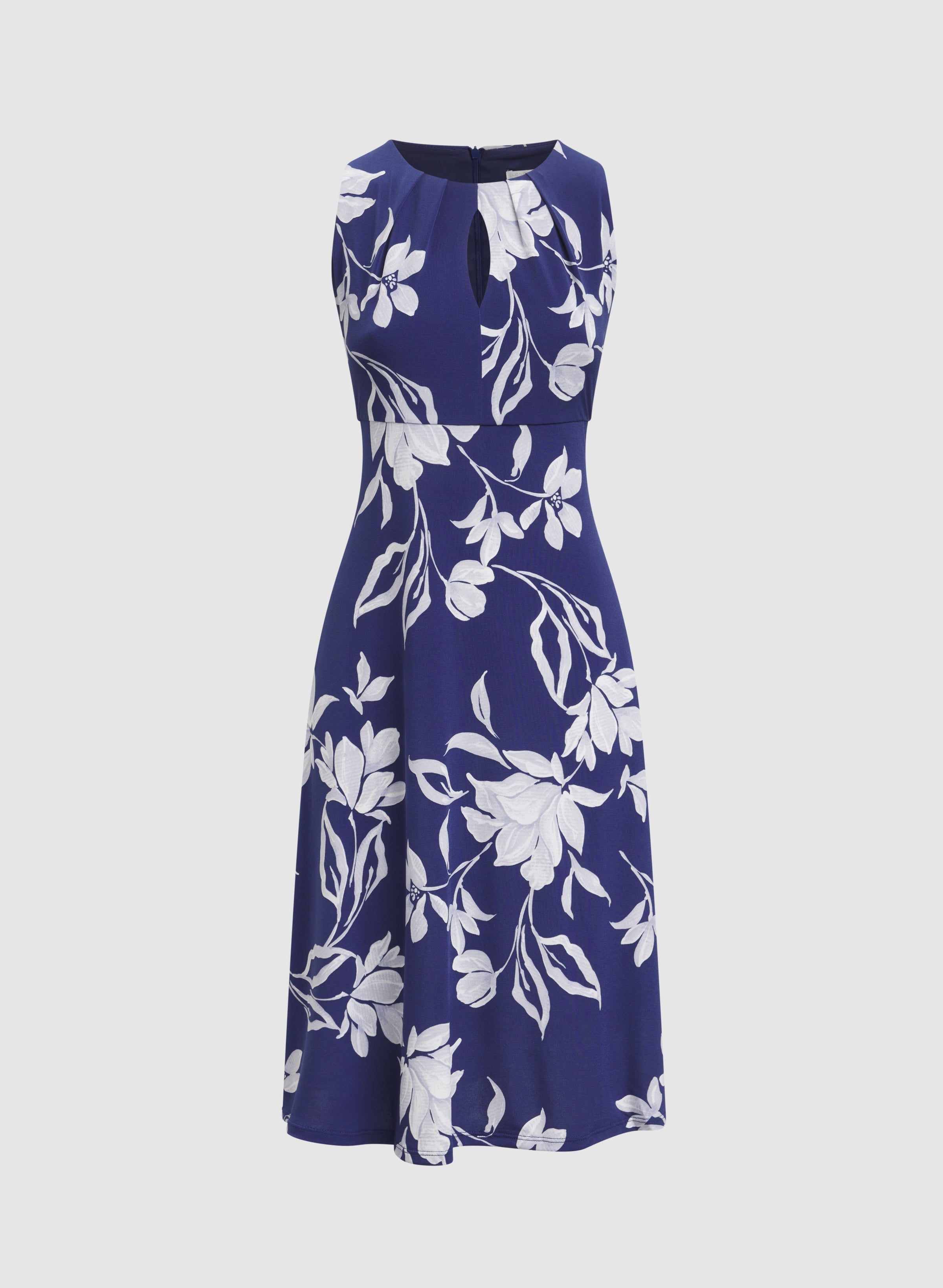 Floral Jersey Midi Dress