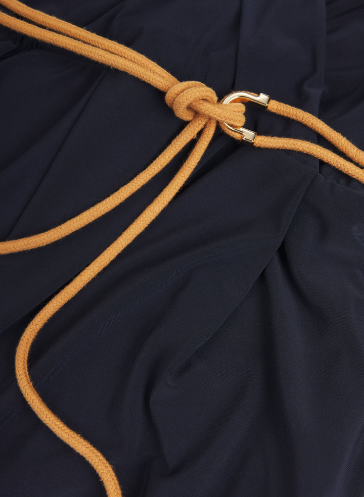 Braided Belt Jumpsuit