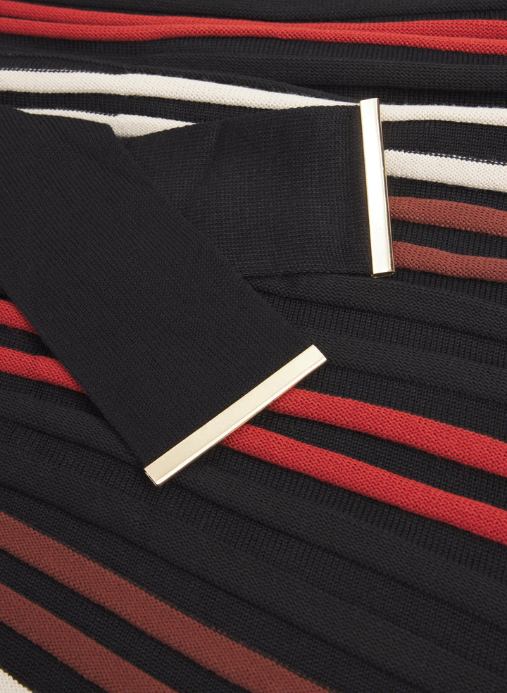 Striped Illusion Sweater Dress