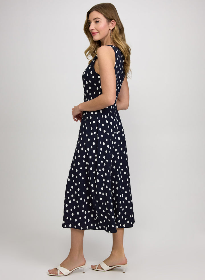 Polka Dot Midi Dress