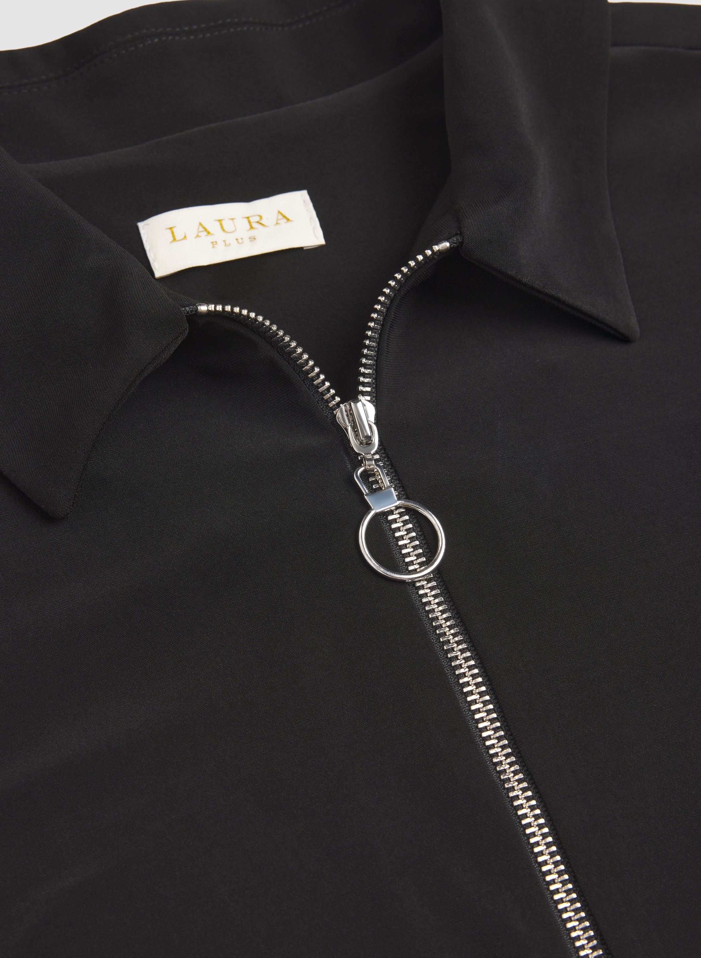 Half-Zip Jersey Dress