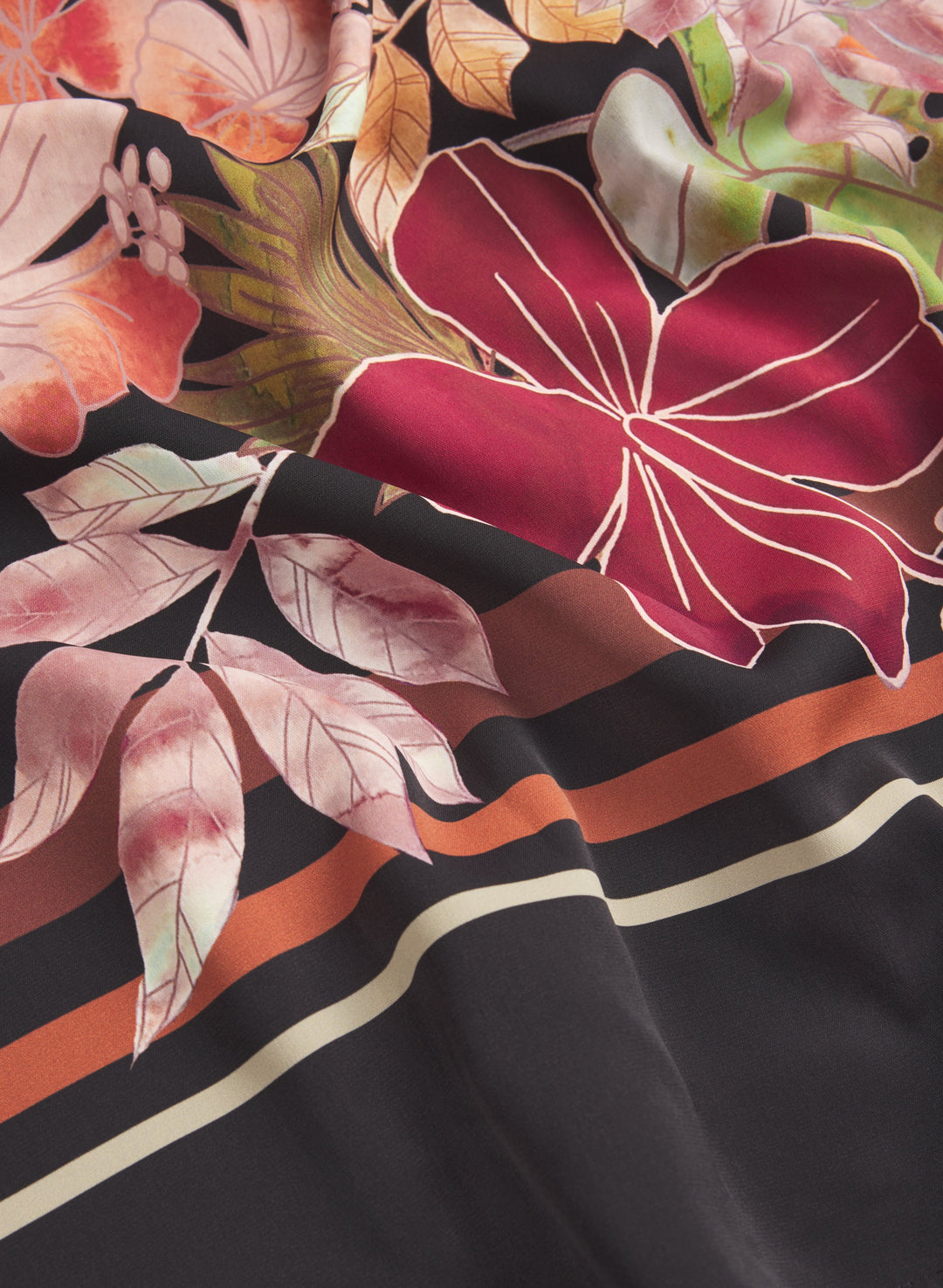 Tropical Placement Print Dress