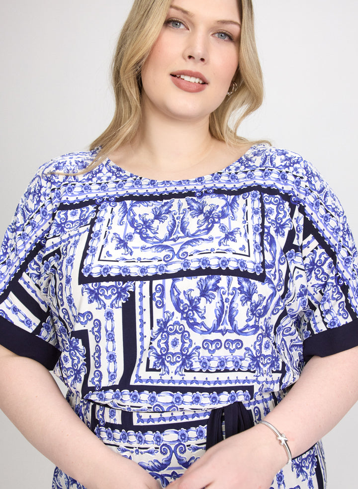 Paisley Print Dress