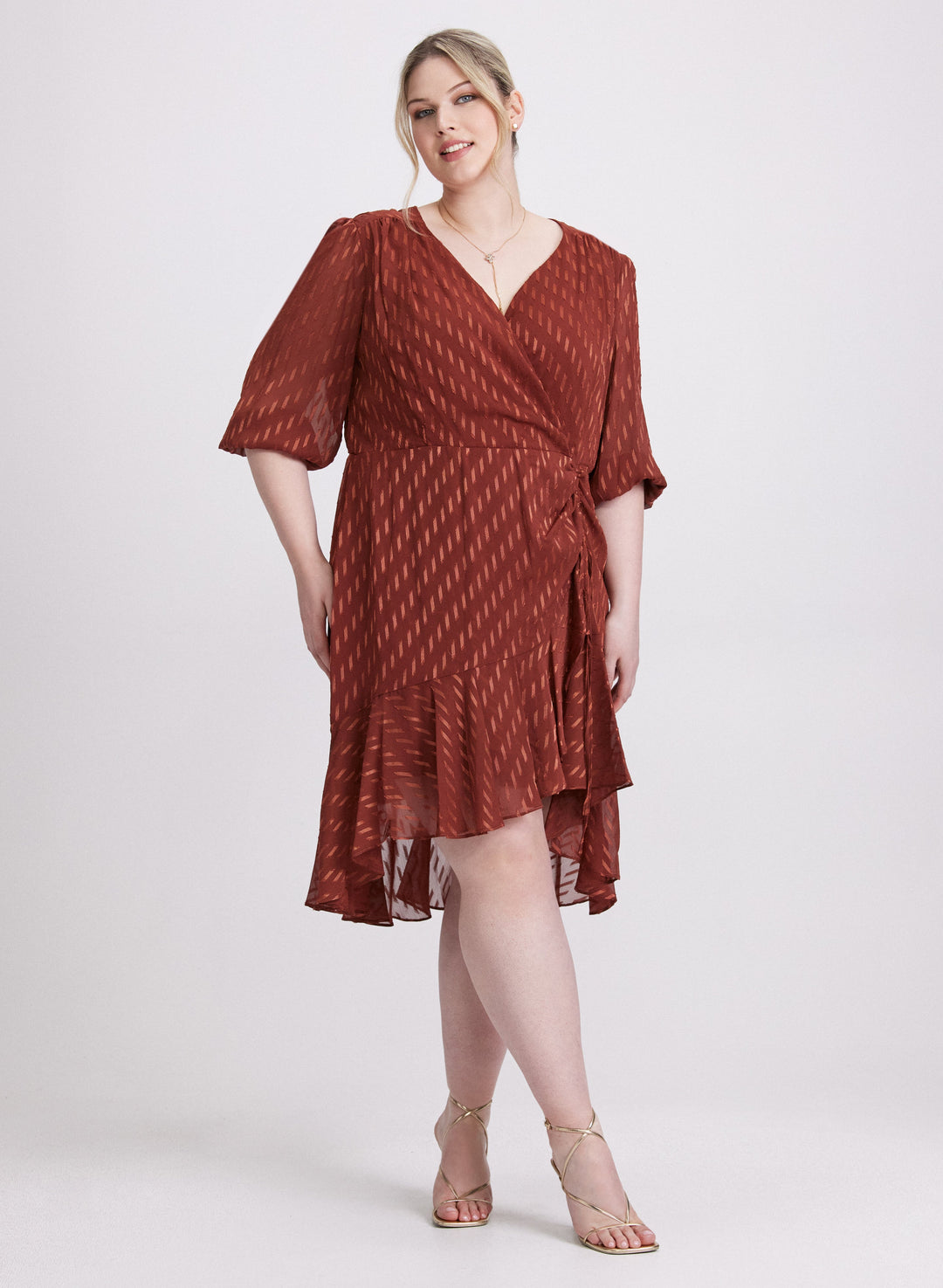 Satin Dot Dress