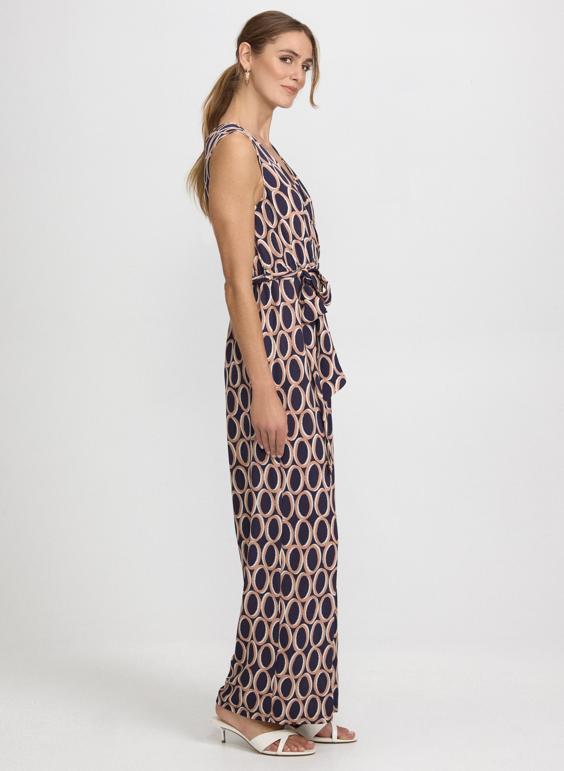 Geometric Print Jumpsuit