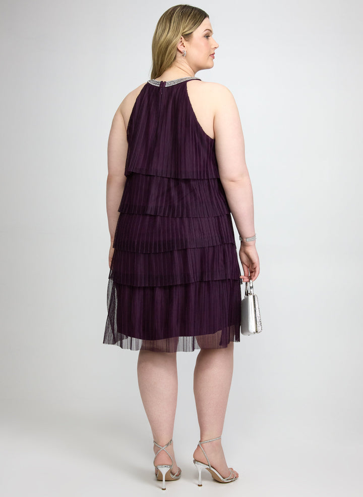 Tiered Mesh Dress