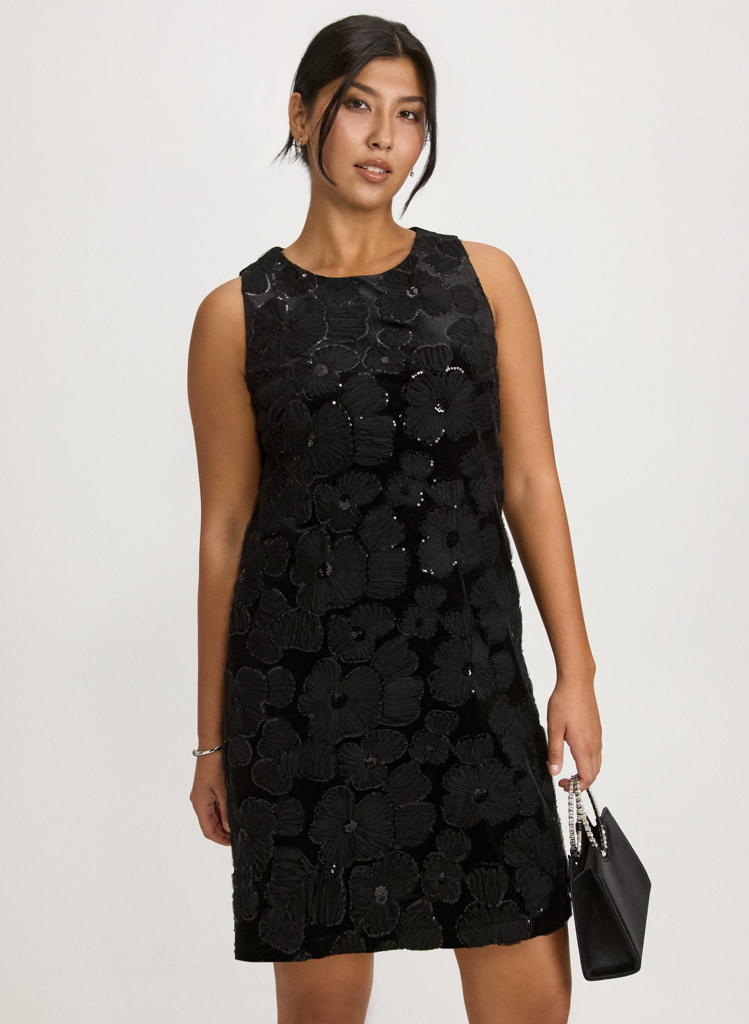 Floral Sequin Dress