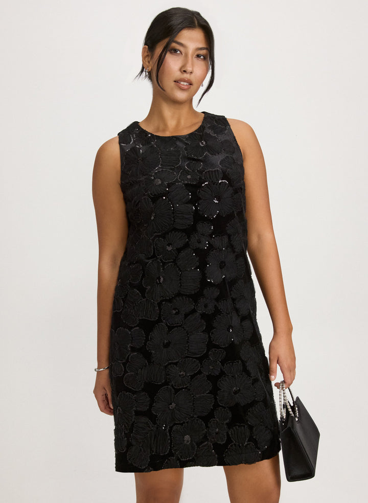 Floral Sequin Dress