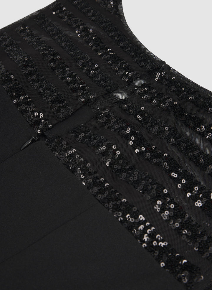Sequin Detail Dress