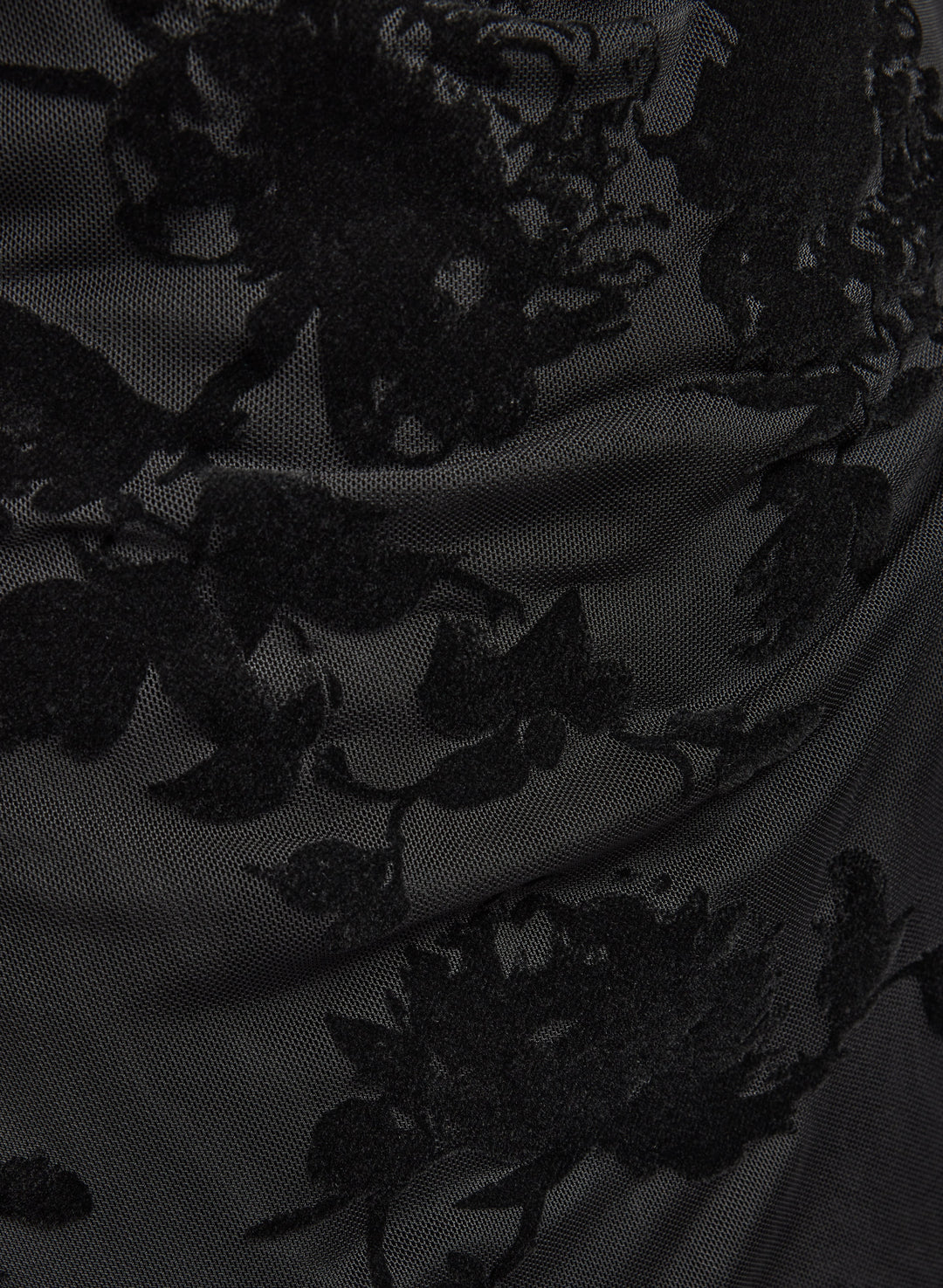 Velvet Flocked Dress