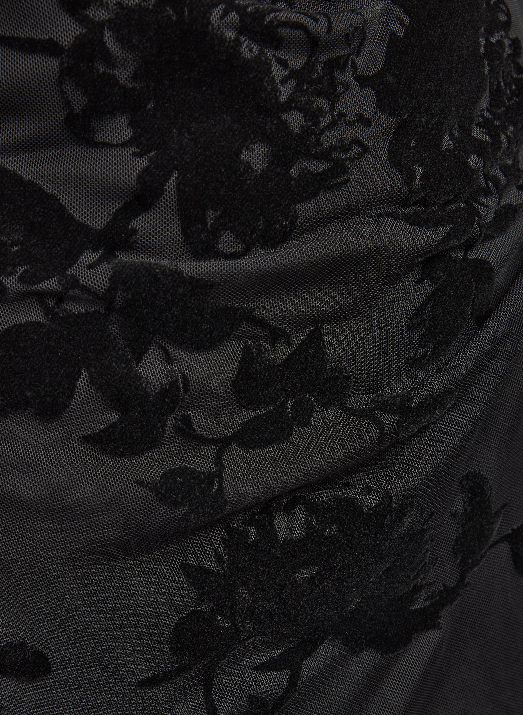 Velvet Flocked Dress