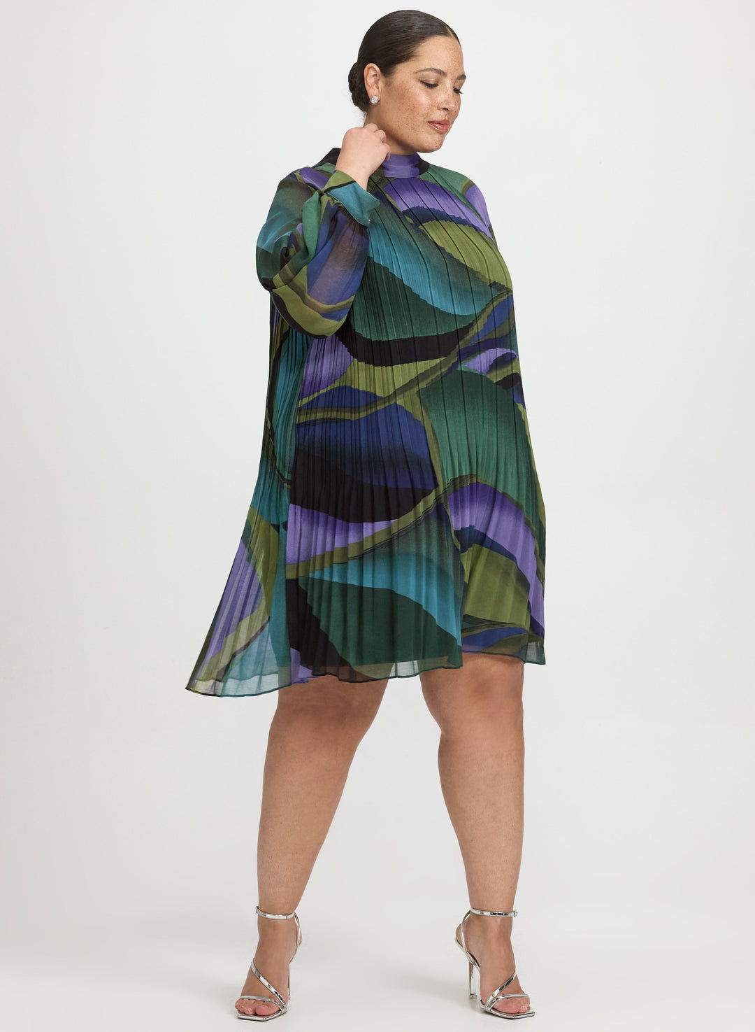 Swirl Chiffon Dress