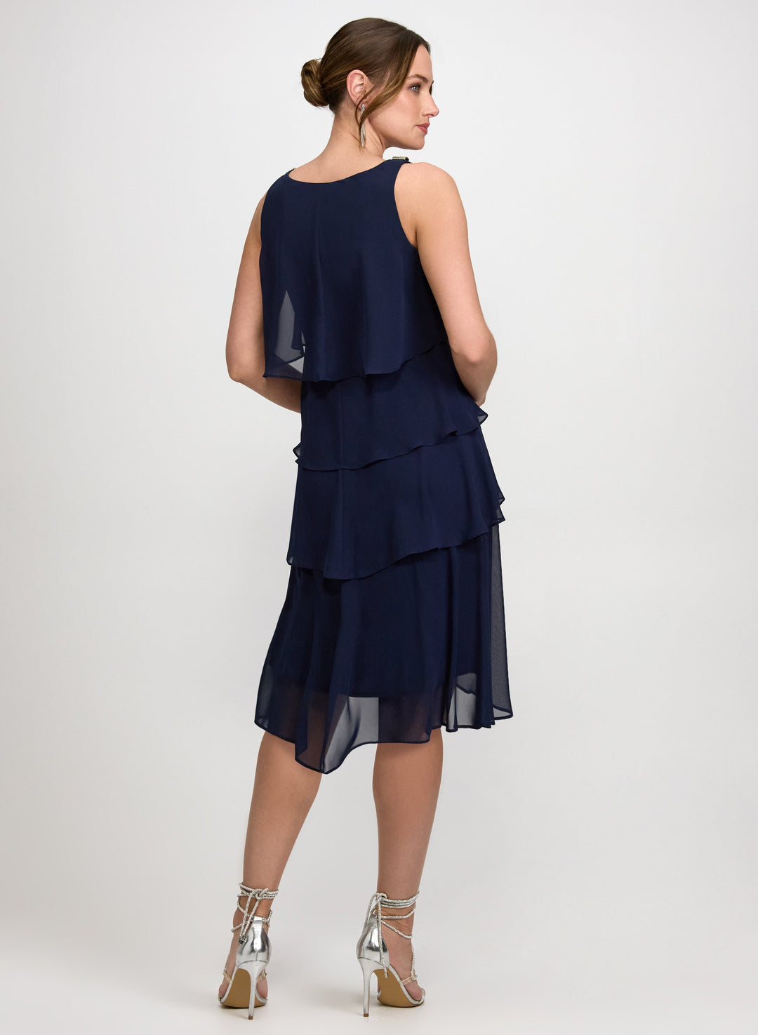 Tiered Chiffon Dress