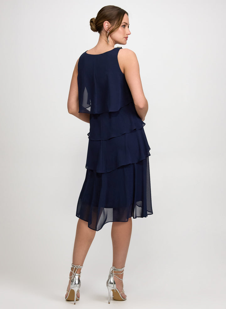 Tiered Chiffon Dress