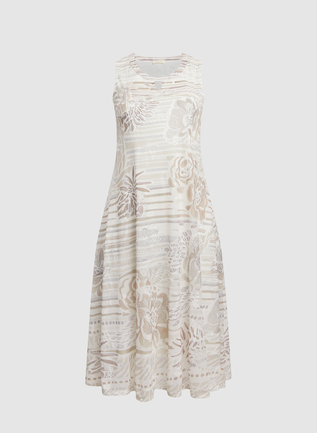 Tonal Printed Dress