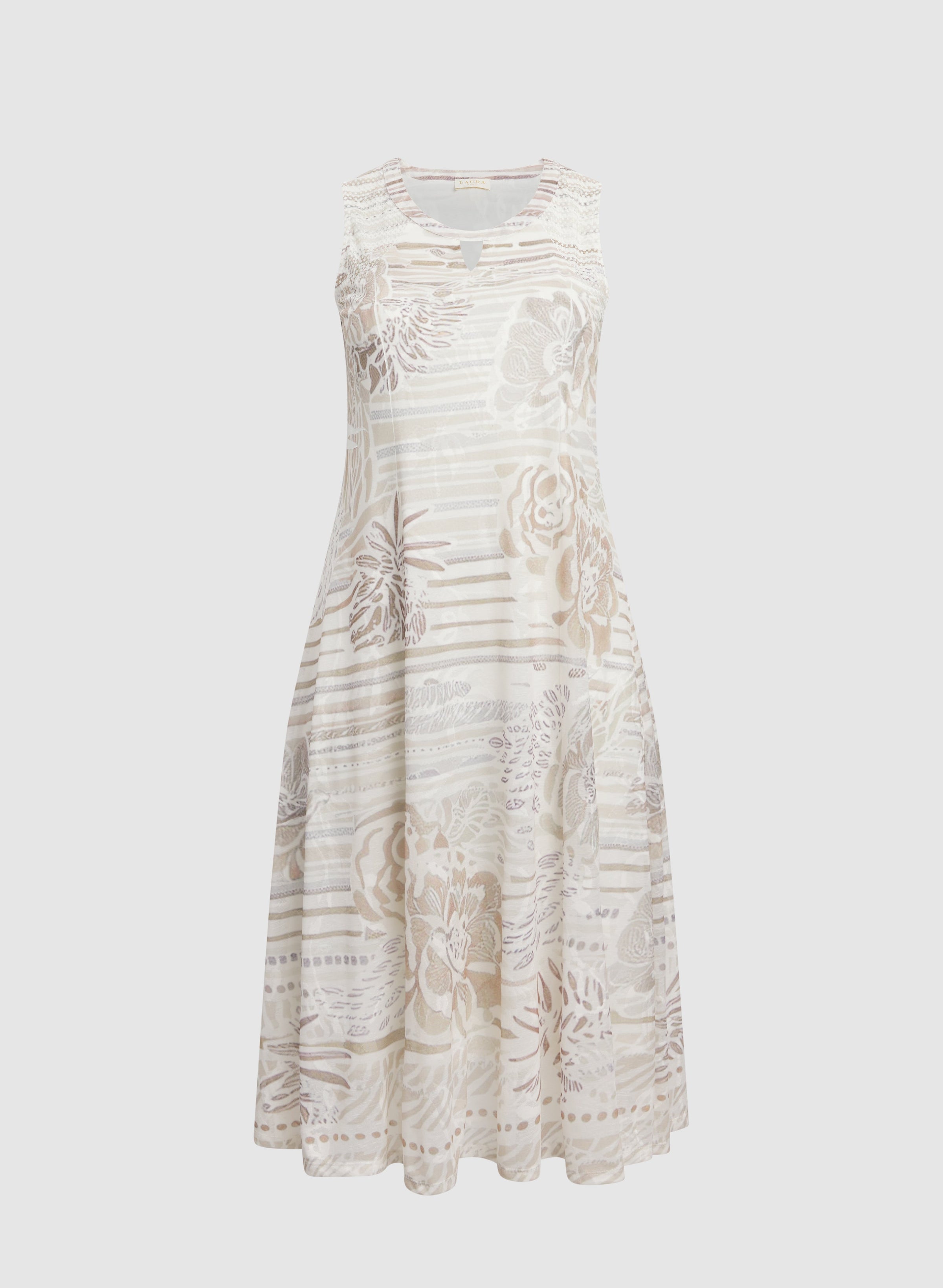 Tonal Printed Dress