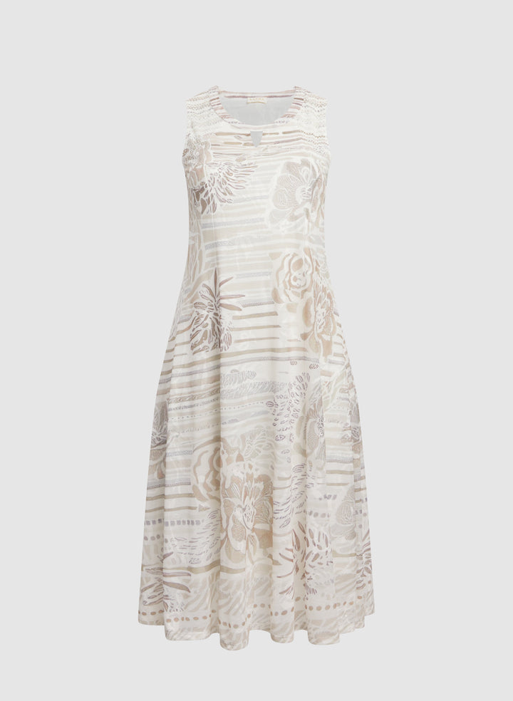Tonal Printed Dress