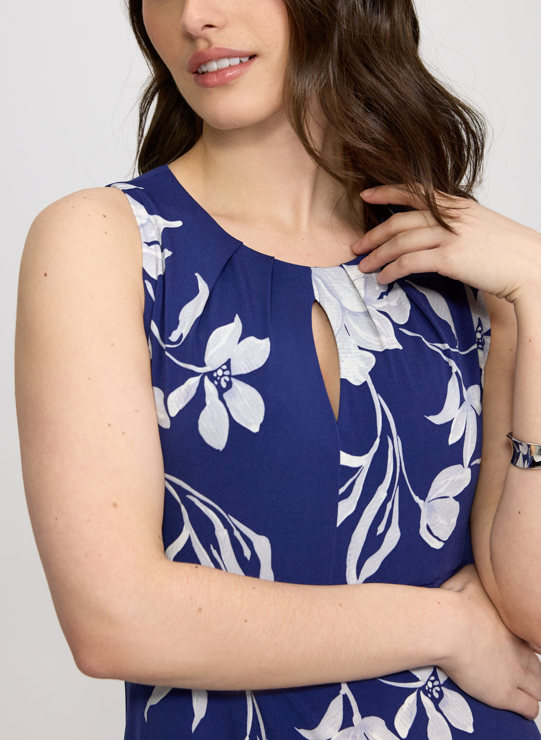 Floral Jersey Midi Dress
